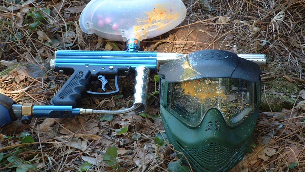 Paintball ist perfekte für einen Junggesellenabschied
